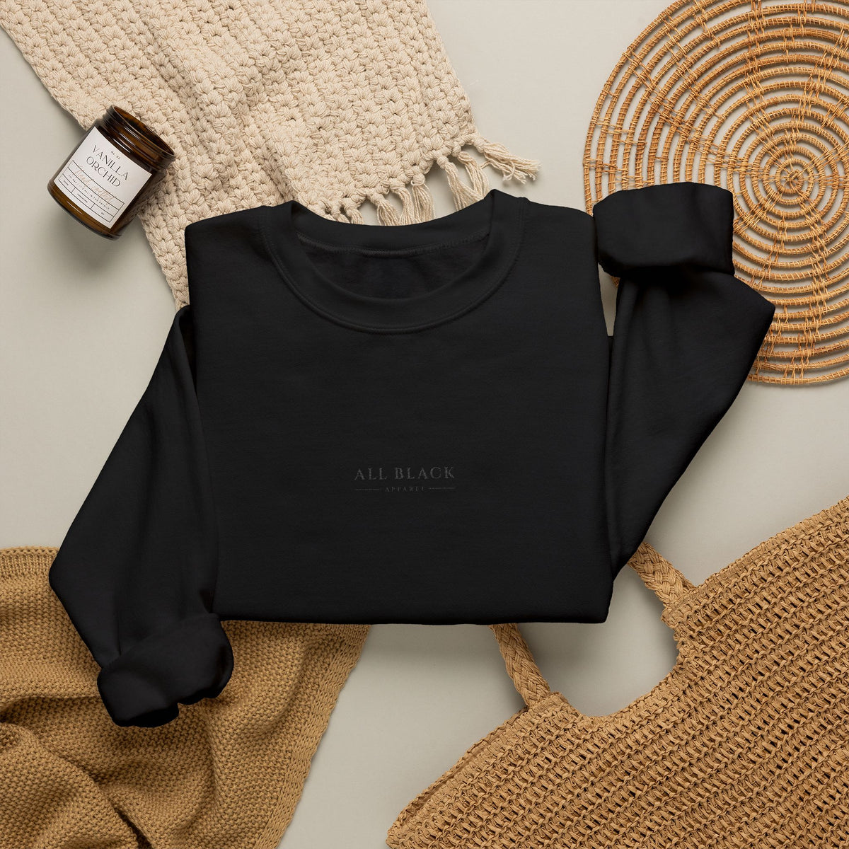 All Black Apparel — The Crewneck